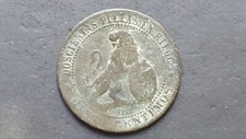 MONETA ANTICA  SPAGNA 5 CENT