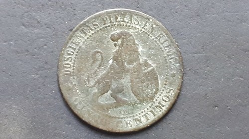 Moneta antica spagna cent - antica,