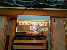 INSEGNA pubblicitaria luminosa funzionante DERSUT CAFFÈ 