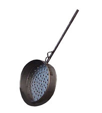 Padella tegame pentola per castagne caldarroste manico ferro tipo FORGIATO