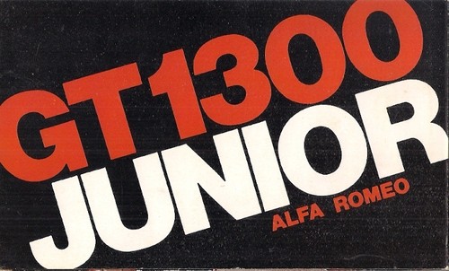 Alfa romeo giulia - 1300, gt
