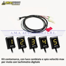 HEALTECH Contamarce GPX-U01+GPXT GIALLO.HONDA Transalp 650 2004 2005 2006 2007