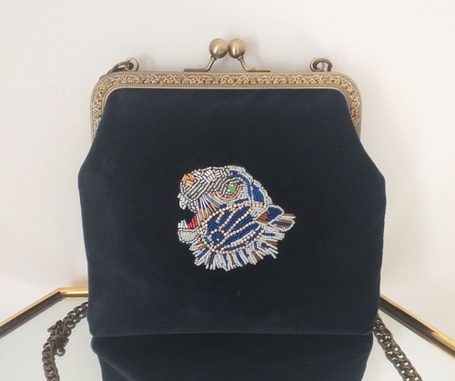 Borsa velluto antracite - borsa,