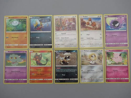 Pokemon cartes soleil et - 20,
