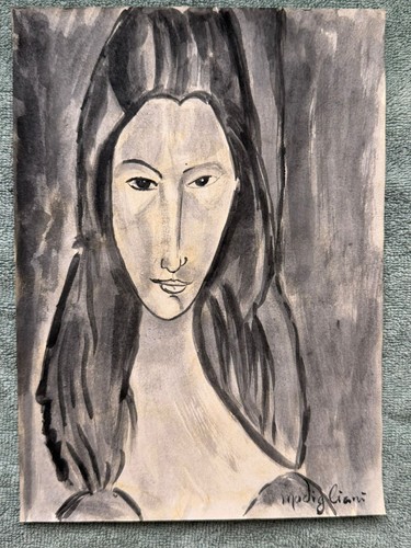 Amedeo modigliani disegno - amedeo, su