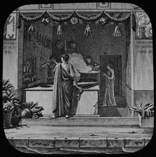ANTIQUE Magic Lantern Slide A