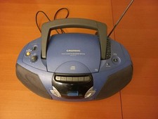 Impianto stereo portatile vintage GRUNDIG RR 300 CD,funziona solo la radio.