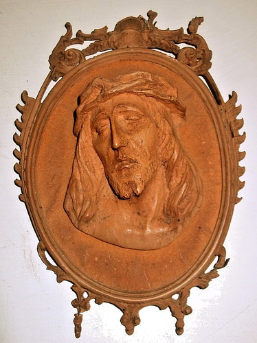 Volto gesu cristo placca - di,