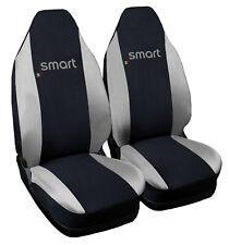 COPRISEDILI AUTO COMPATIBILI CON SMART 2a SERIE W451  NERO/GRIGIO CHIARO-COPPIA