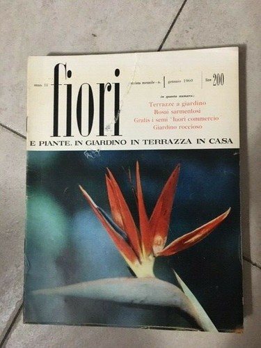 1960 lotto riviste fiori - 1960,