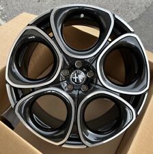 4 CERCHI IN LEGA ORIGINALI ALFA TONALE STELVIO DA 20 5X110 NUOVI BICOLORE