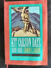 Libro KIT CARSON DAYS 1809-1868 EDWIN L. VOLUME 1 - BISON BOOK (lingua inglese)