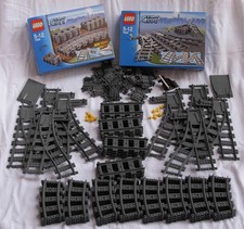 LEGO LOTTO 90 + pezzi BINARI SCAMBI DRITTI CURVE SNODI SWITCH 7499 7895 XXL