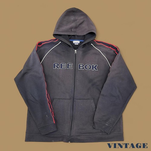 Felpa con zip reebok vintage - con,