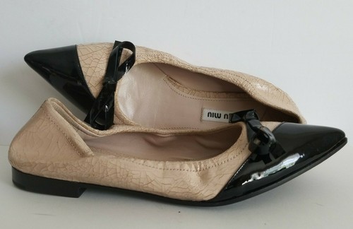 Miu iconiche scarpe basse - miu,