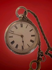 OROLOGIO  DA TASCA IN ARGENTO