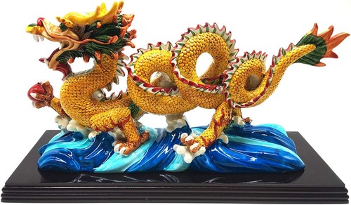 Statua ceramica drago - , cinese