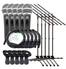 5x Set Microfono Dinamico per