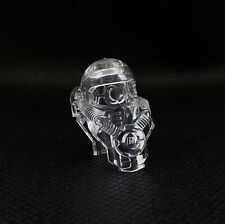 Lego Prototype Trans Clear Space/Diver Helmet dal 1998 errore di prova errore di stampa
