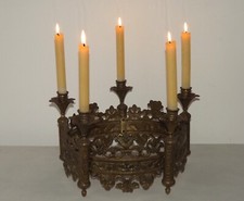 Antico centrotavola candela