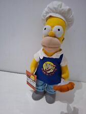 RARO Peluche con etichetta HOMER BAR B CUTIE 2009 OFFICIAL THE SIMPSONS - 35 cm