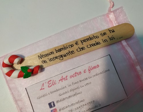 Segnalibro regalo maestre