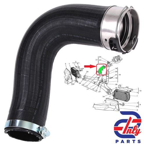 Tubo intercooler per - , maserati