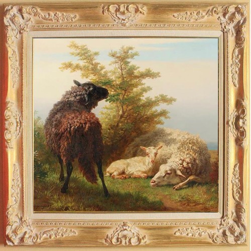 Antico dipinto mano vecchio - dipinto, a