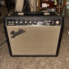 Amplificatore Fender Vibro Champ 1966 1973 Blackface Tone ibrido transizione tardiva **RARO**