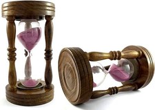 IN Legno Clessidra Vetro Timer