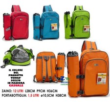 ZAINO CON PORTABOTTIGLIE