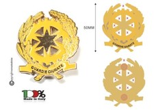 Fregio Basco Metallo 3D Guardie Giurate Repubblica Marchio Registrato NSD New