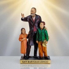 Statua di San Bartolo Longo cm 30 (11,81'') in resina per interni ed esterni