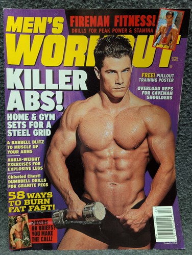 Vintage men workout magazine - men's,