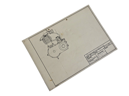 Nsu motore disegno tecnico del - motore,