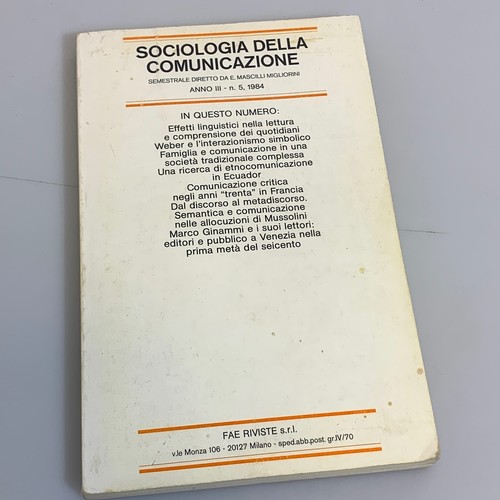 Sociologia della