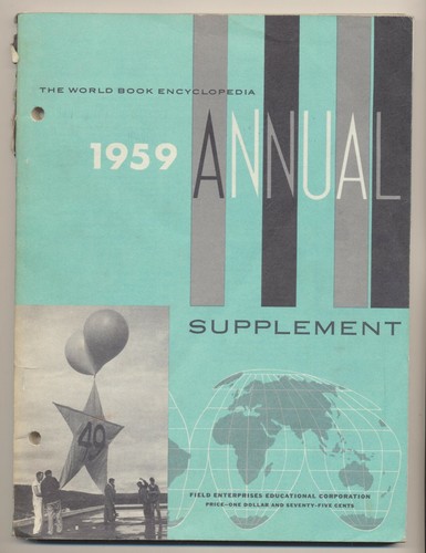 Vtg 1959 the world - 1959,