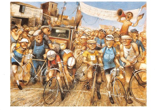 Inizio della gara - gara, ciclistica