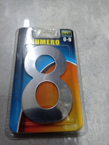 Numero metallica alluminio - numero,