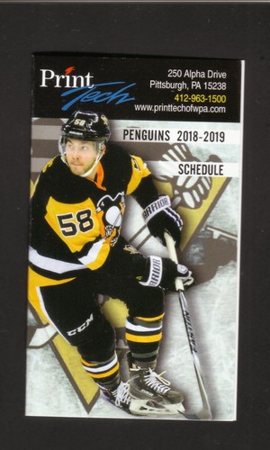 2018 pittsburgh penguins - 2018-19,