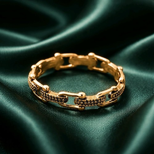 Anello fascia intrecciata in - a,