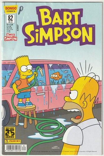 Bart simpson 82 panini - simpson, #82,