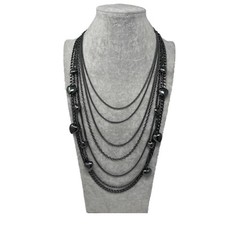 Collana lunga catena cuore - collana,