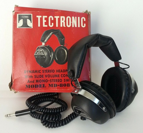 Casque audio vintage tectronic - casque,