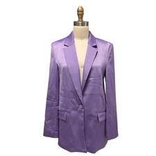 Blazer Zara raso lilla singolo