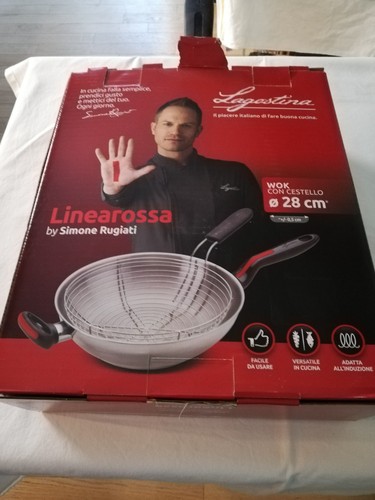 Wok con cestello diametro - , 28
