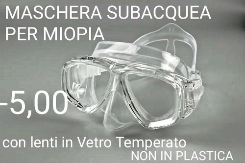 Maschera snorkeling per miopia - snorkeling,