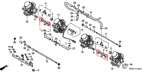 Honda guarnizioni o - o, anelli