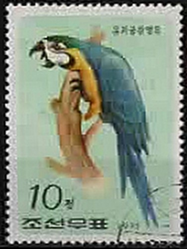 1975 corée perroquets - 1975.,