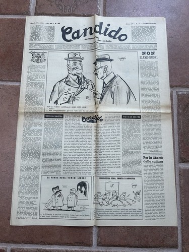 Candido vecchio giornale - vecchio,